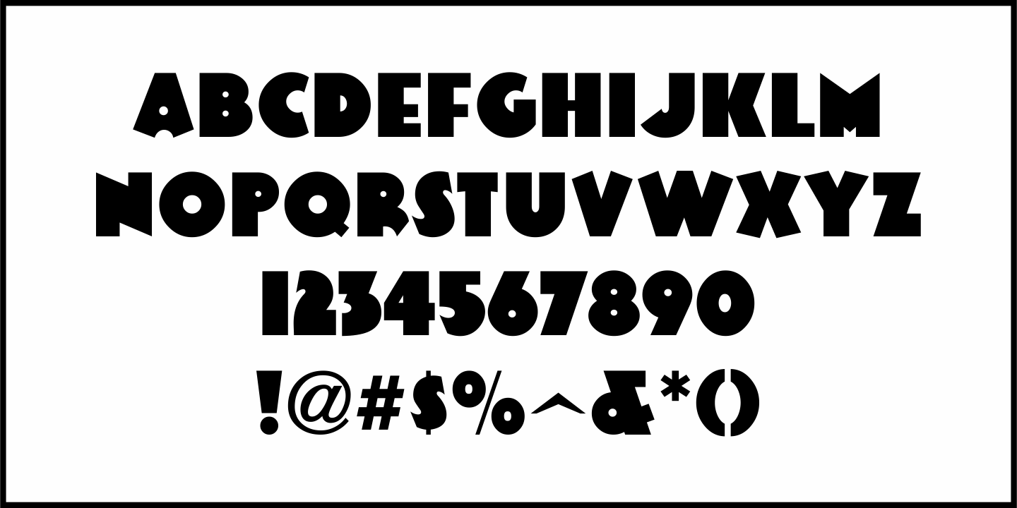 Stormy Weather Font Poster #3