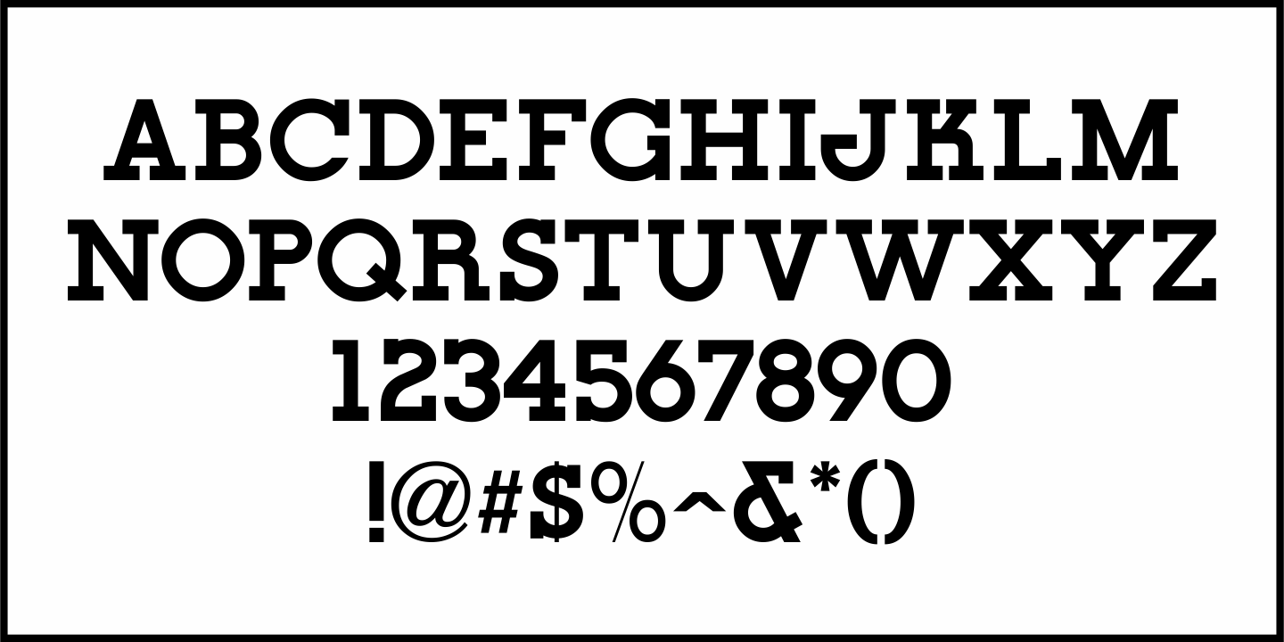Cinema Serif Font Poster #3