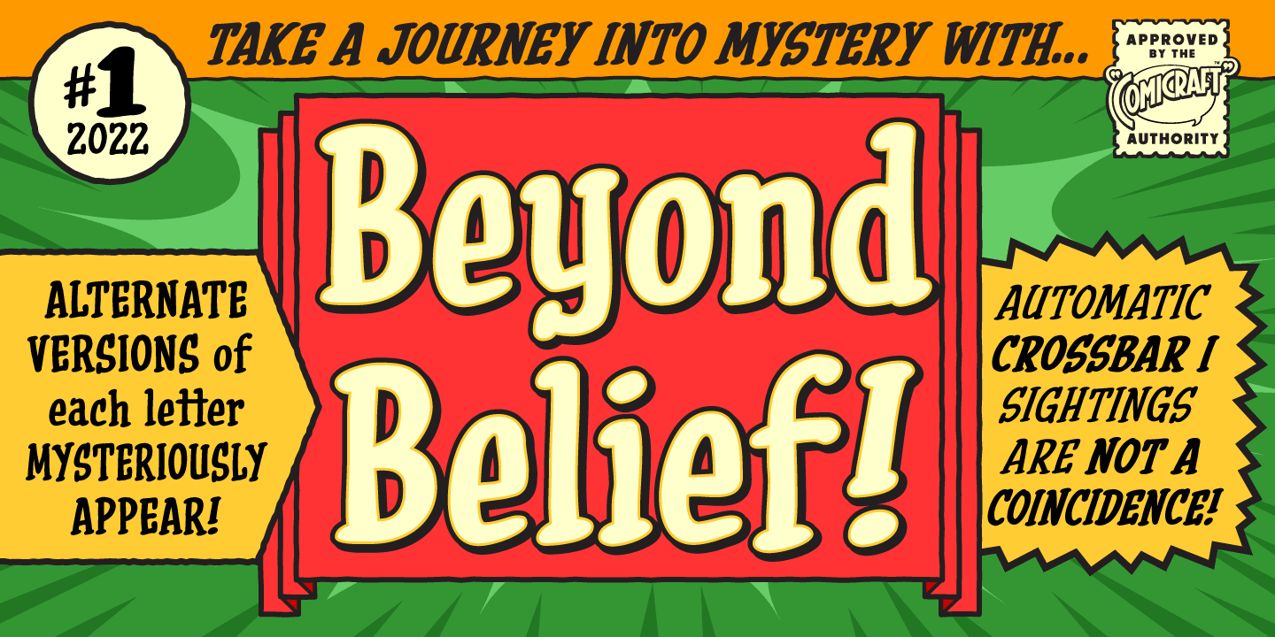 Beyond Belief Font Poster #1