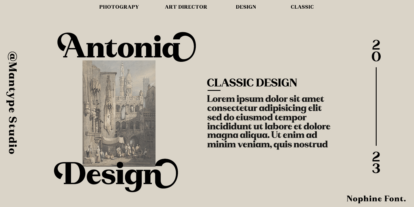 Nophine Regular Font Poster #1