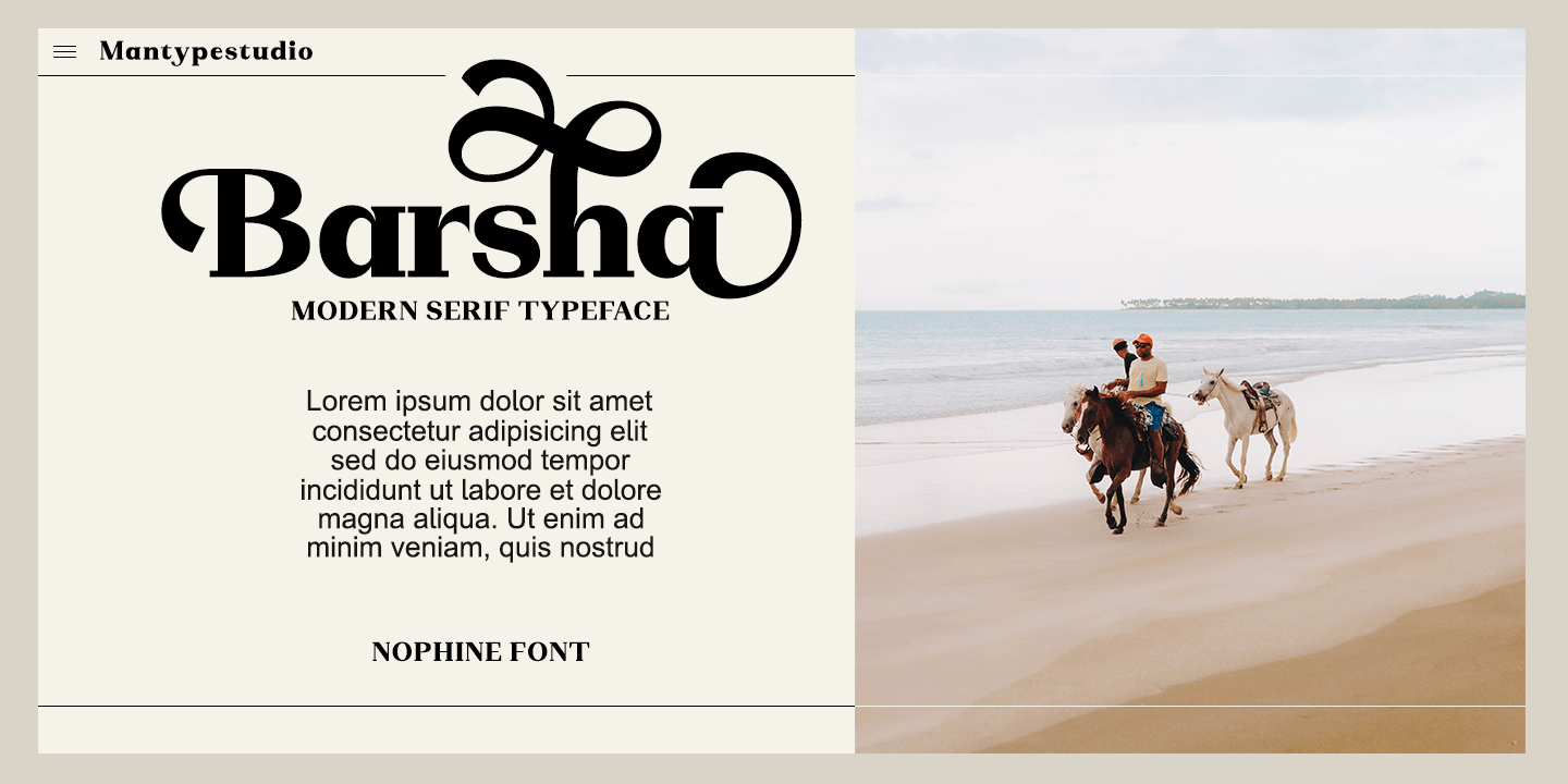 Nophine Regular Font Poster #1