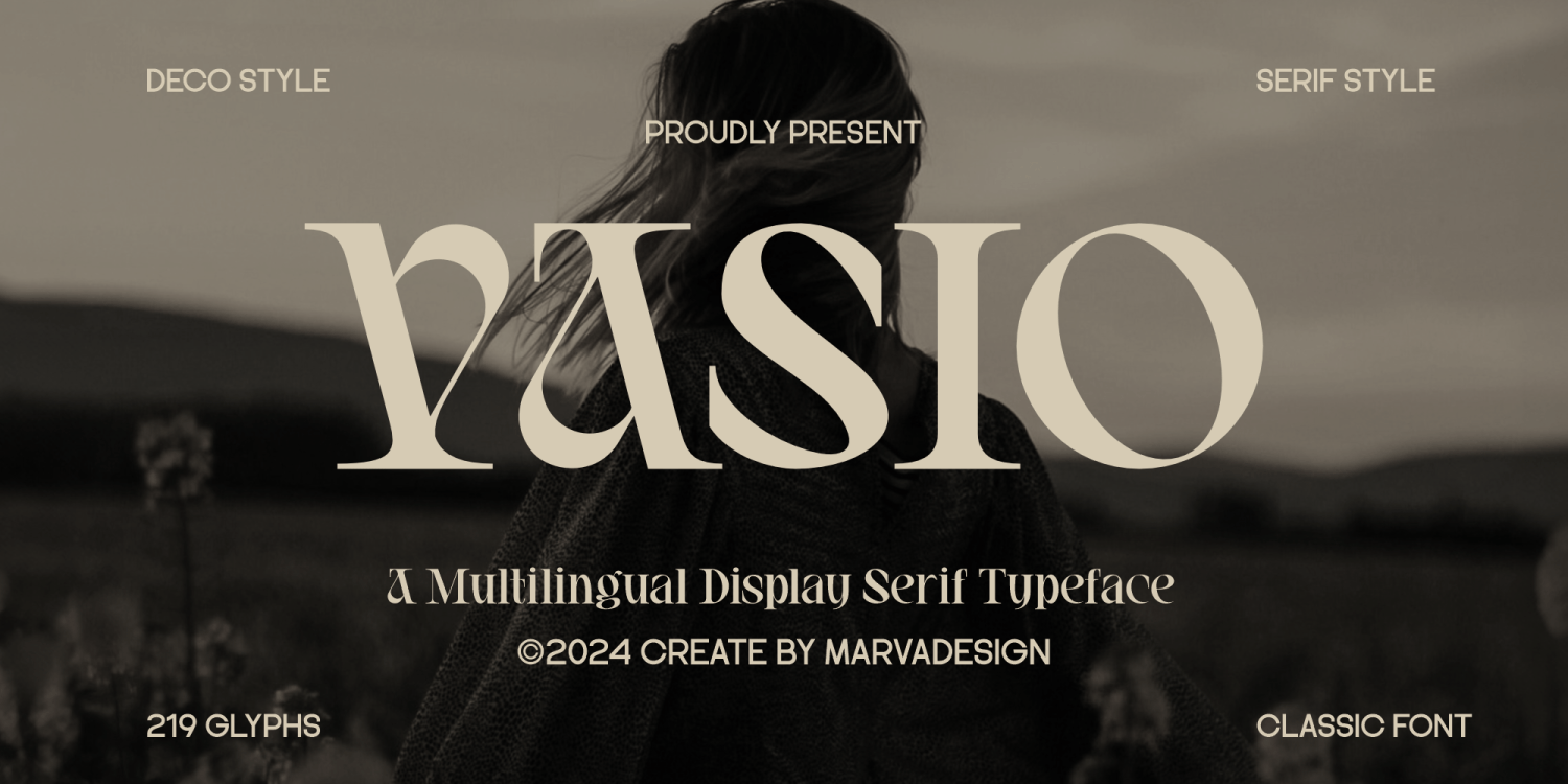 Vasio Font Poster #1