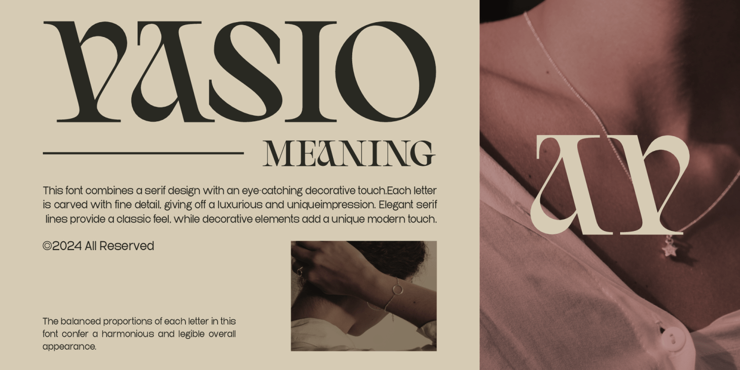 Vasio Font Poster #1