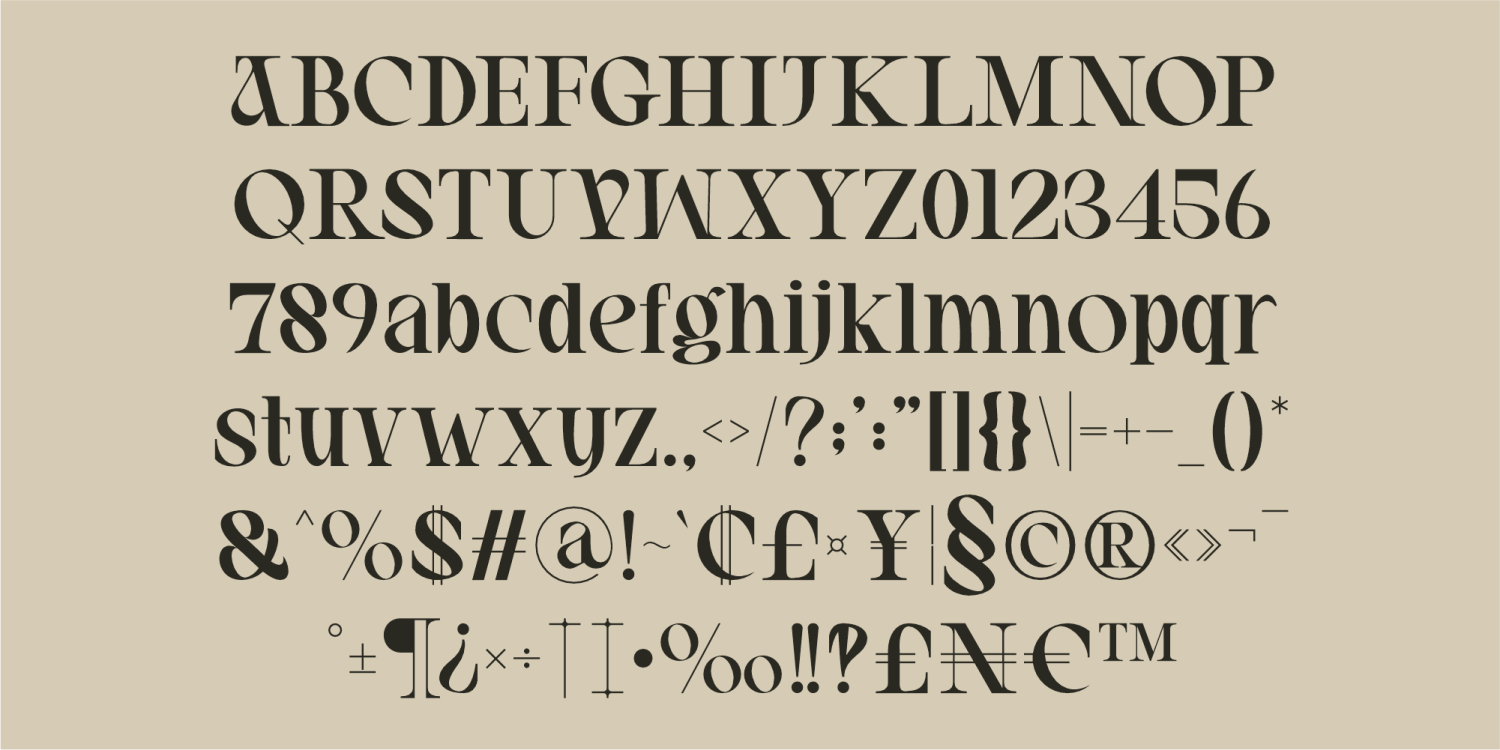 Vasio Font Poster #1