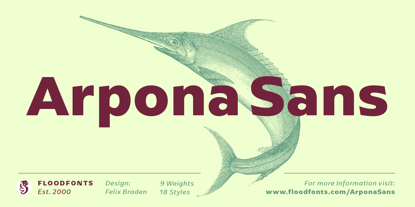 Arpona Sans Font Poster #1