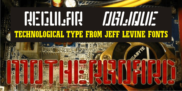 Motherboard Font Poster #1