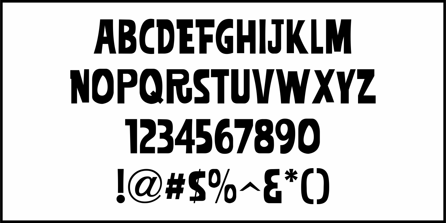 Late Hours Font Poster #3