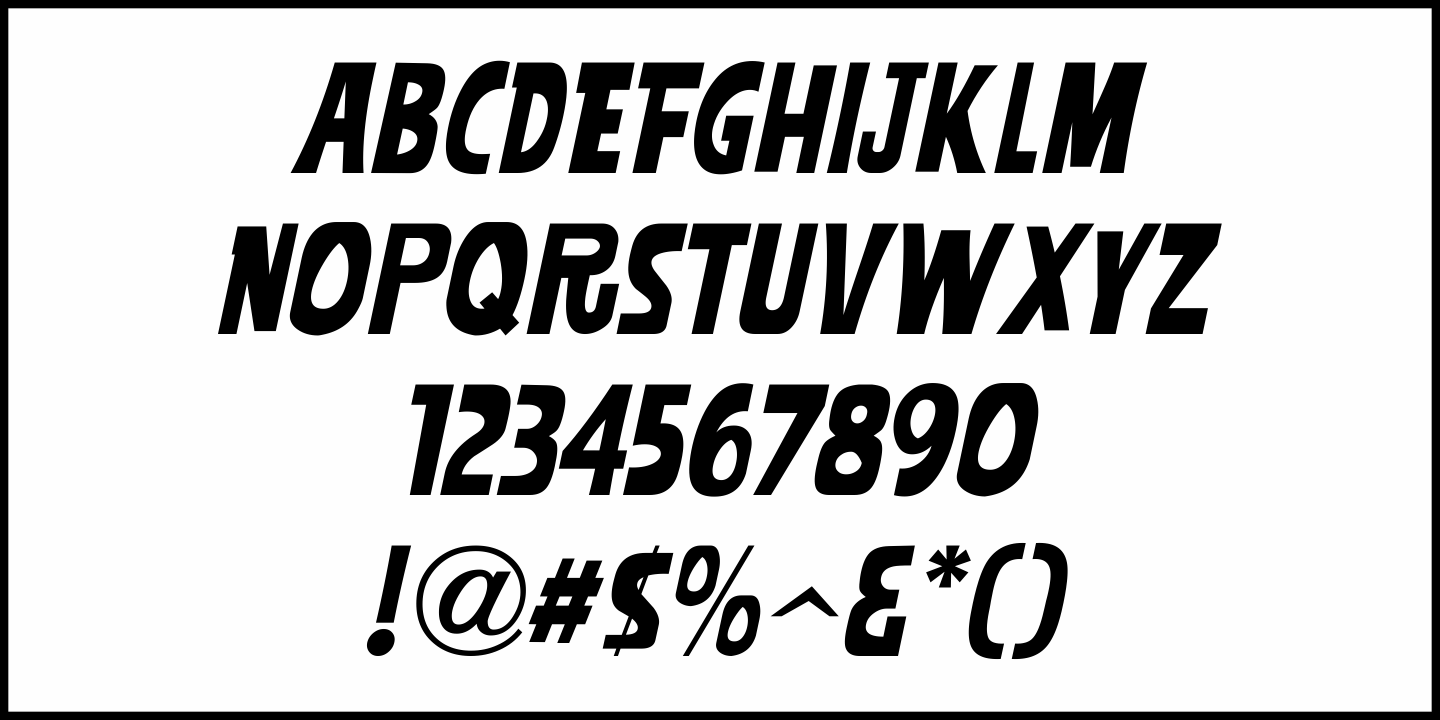 Late Hours Font Poster #5