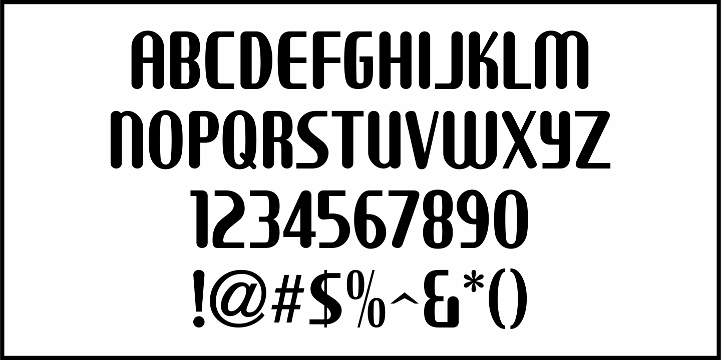 So Unusual Font Poster #3