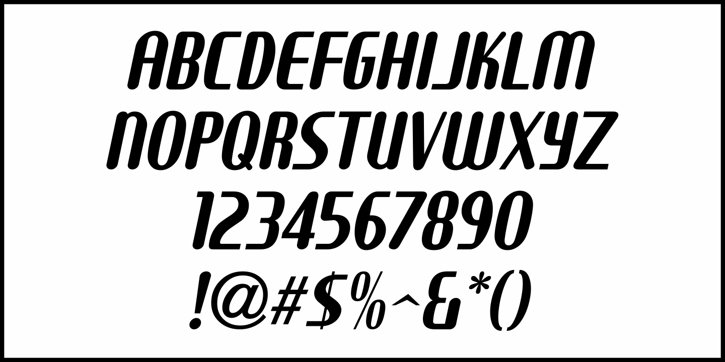 So Unusual Font Poster #5