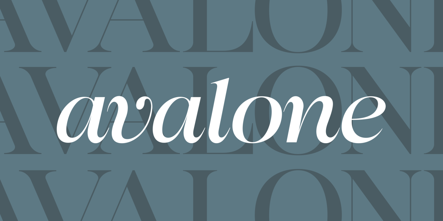 Avalone Font Poster #1