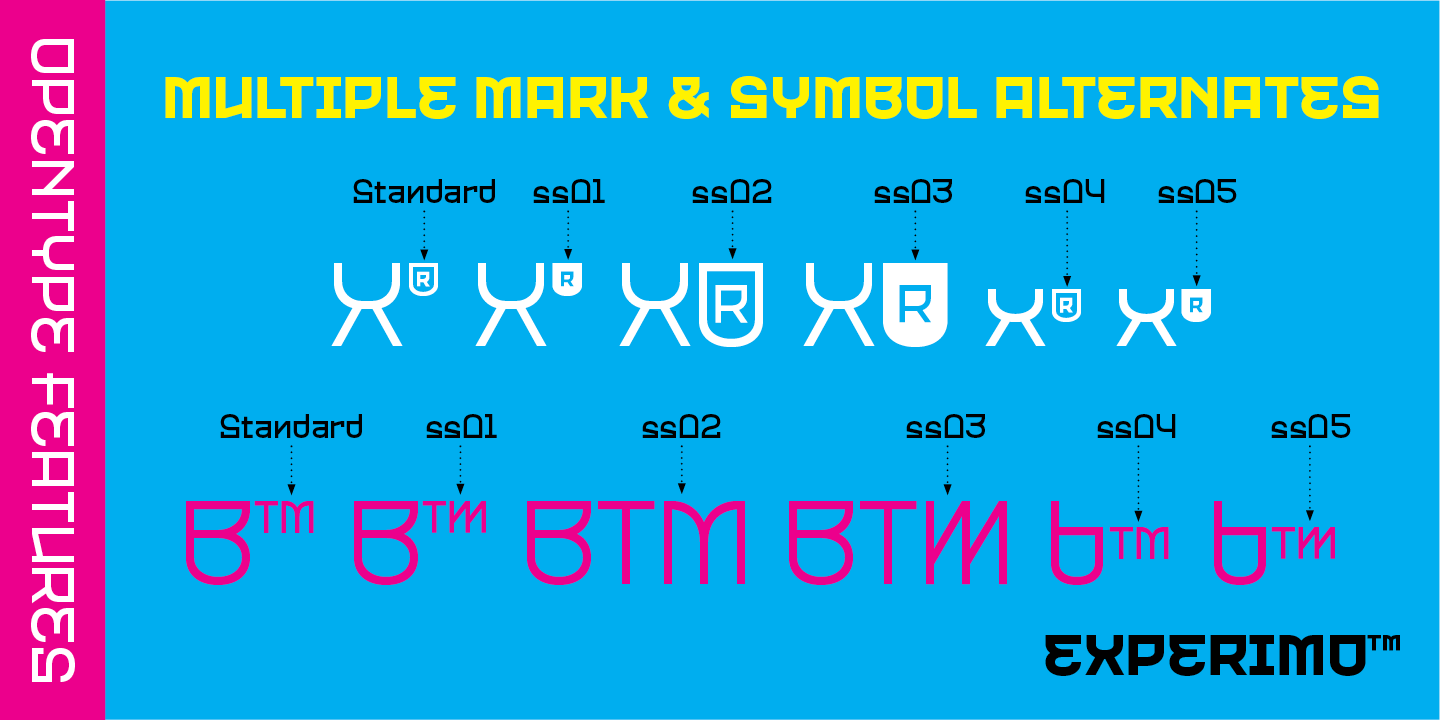 Experimo Font Poster #10