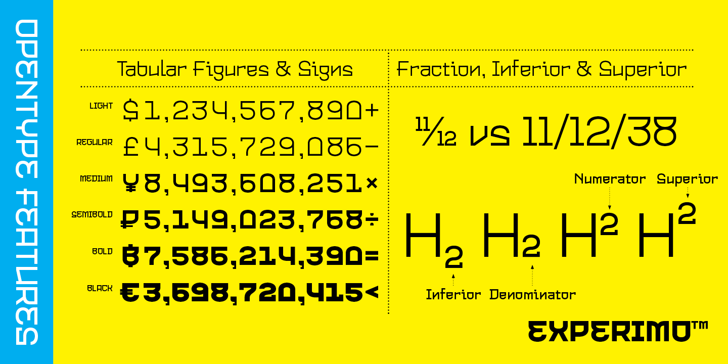 Experimo Font Poster #11
