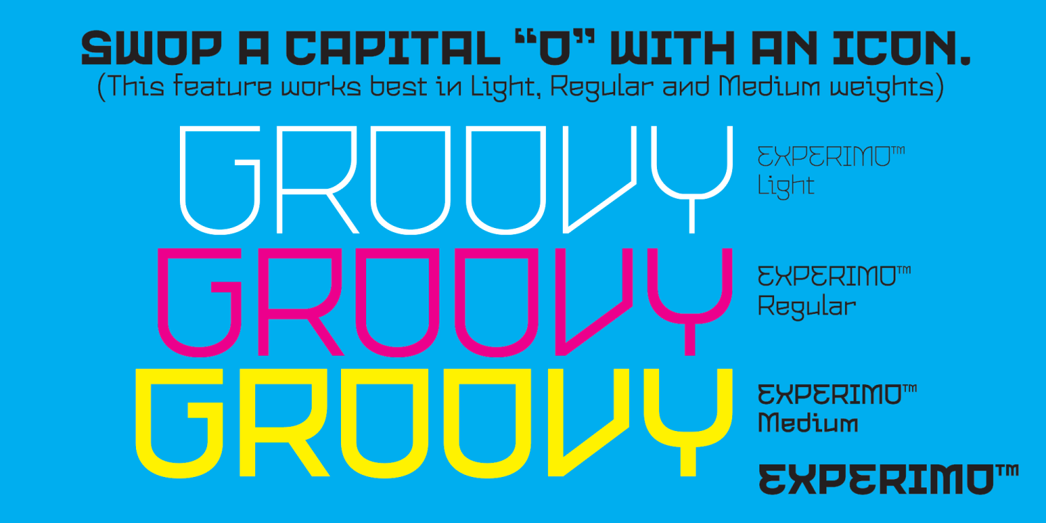 Experimo Font Poster #15