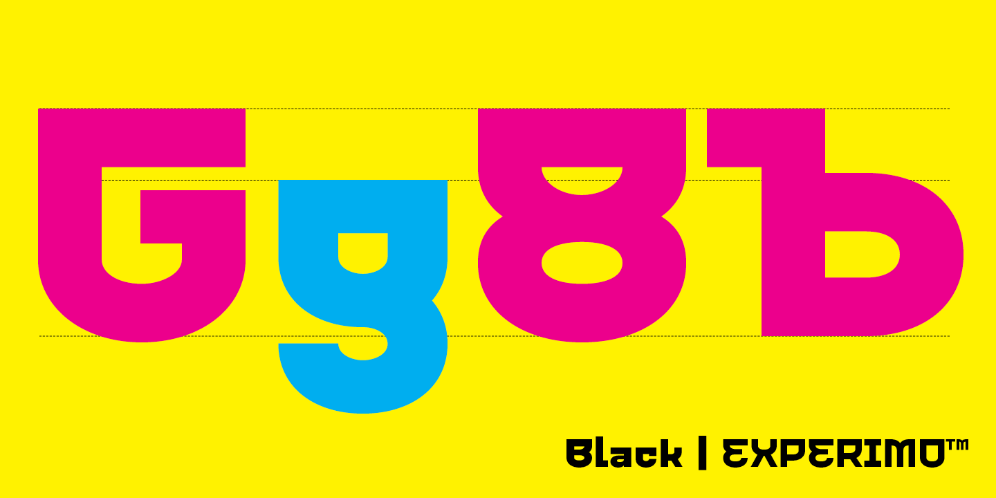 Experimo Font Poster #16