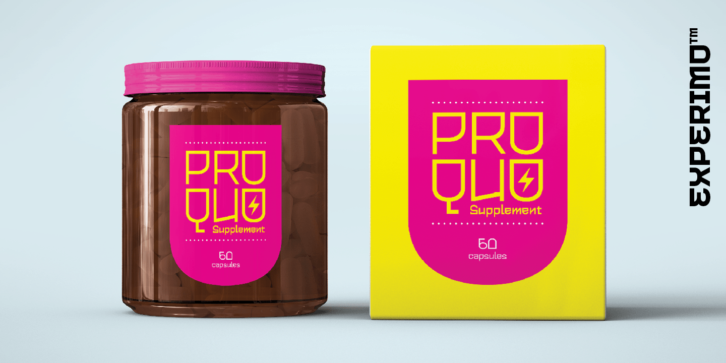 Experimo Font Poster #7