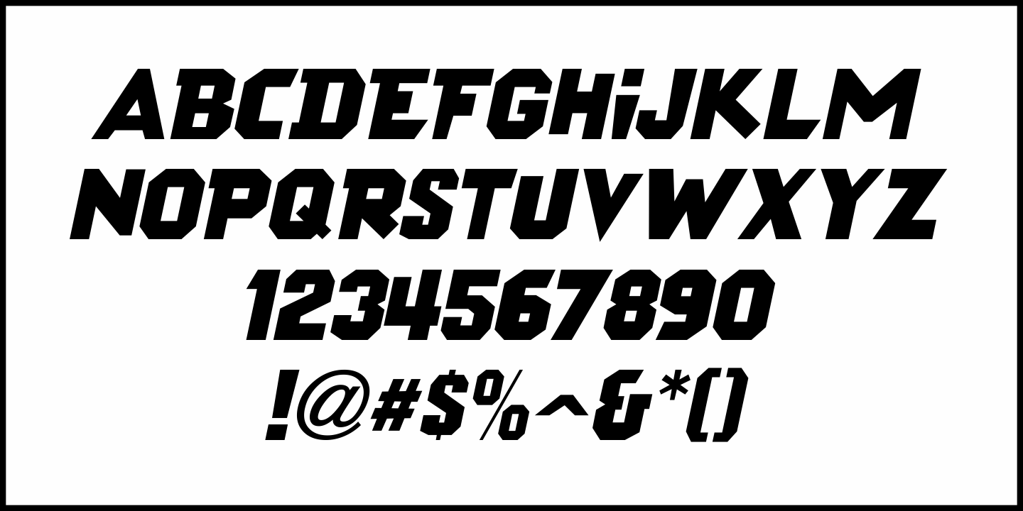 Off Duty Font Poster #1