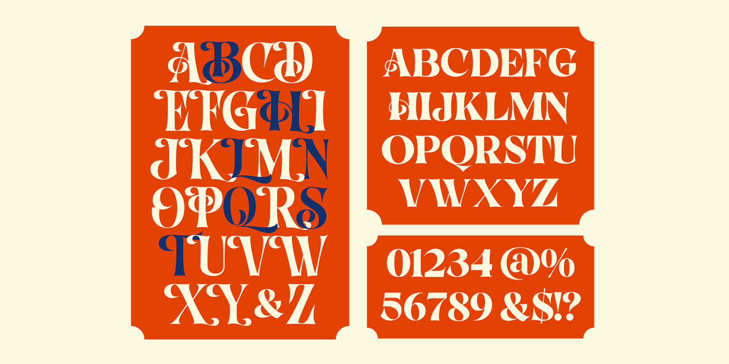 Hestrial Font Poster #1