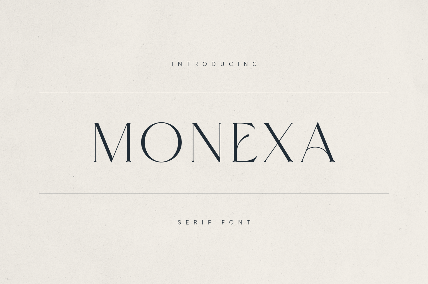 Monexa Font Poster #1