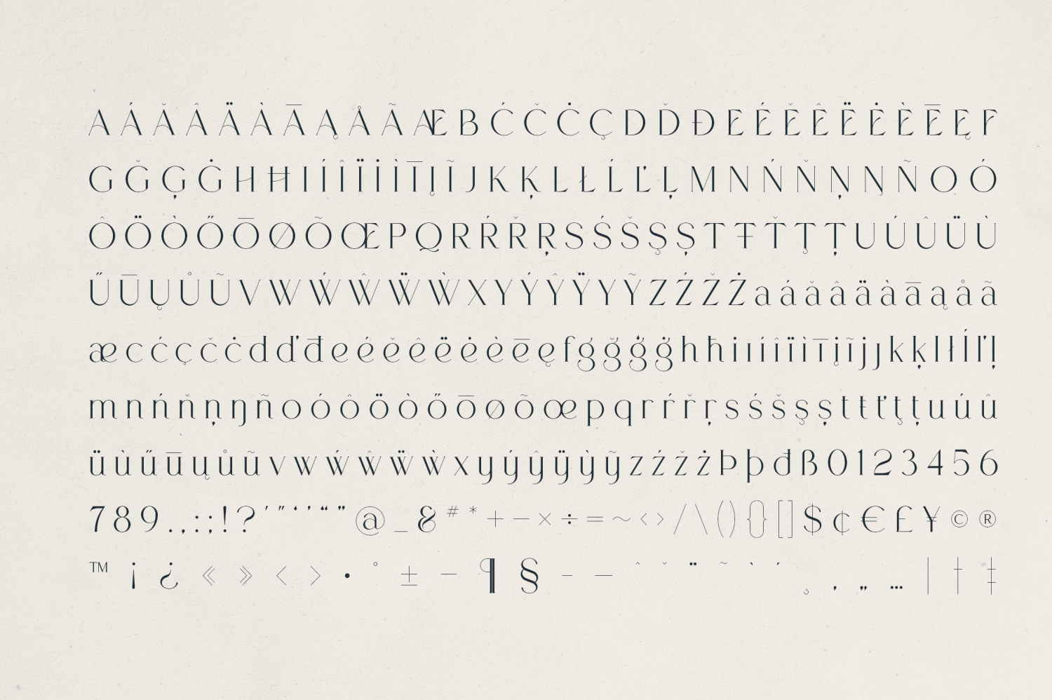 Monexa Font Poster #1