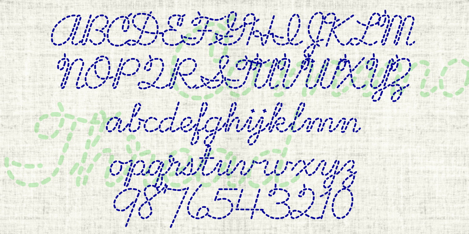 Common Thread Font Poster #1