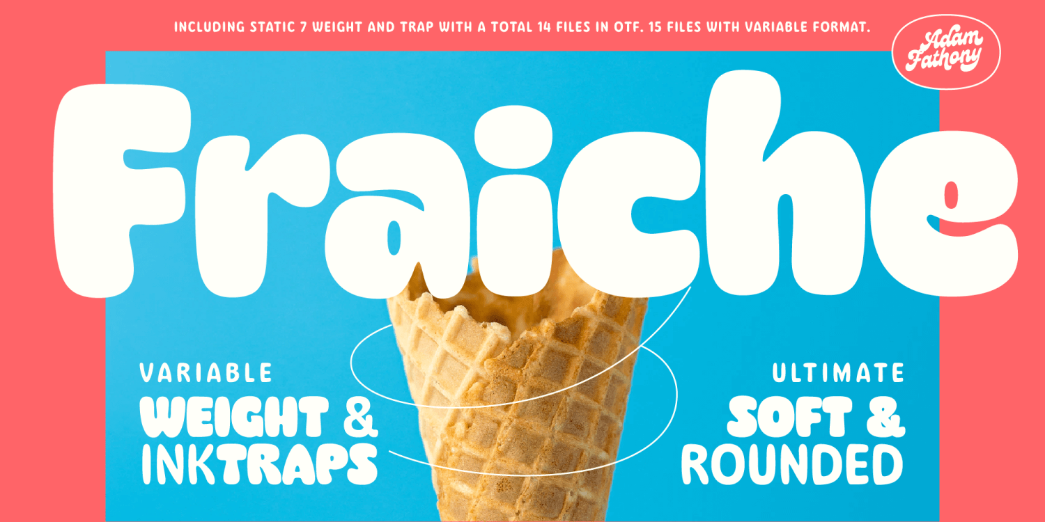 Fraiche Font Family Poster