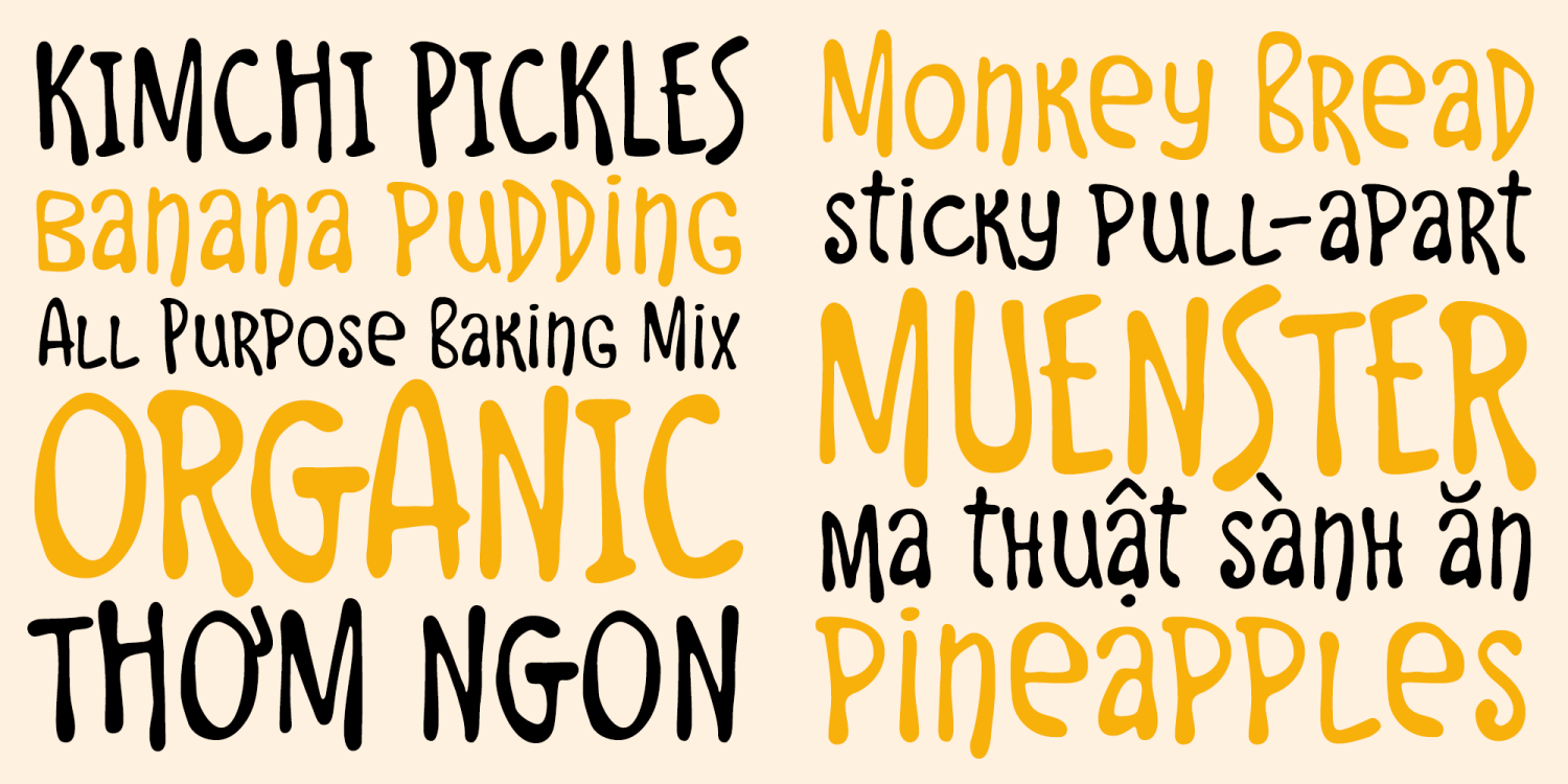 Eggdrop Font Poster #1