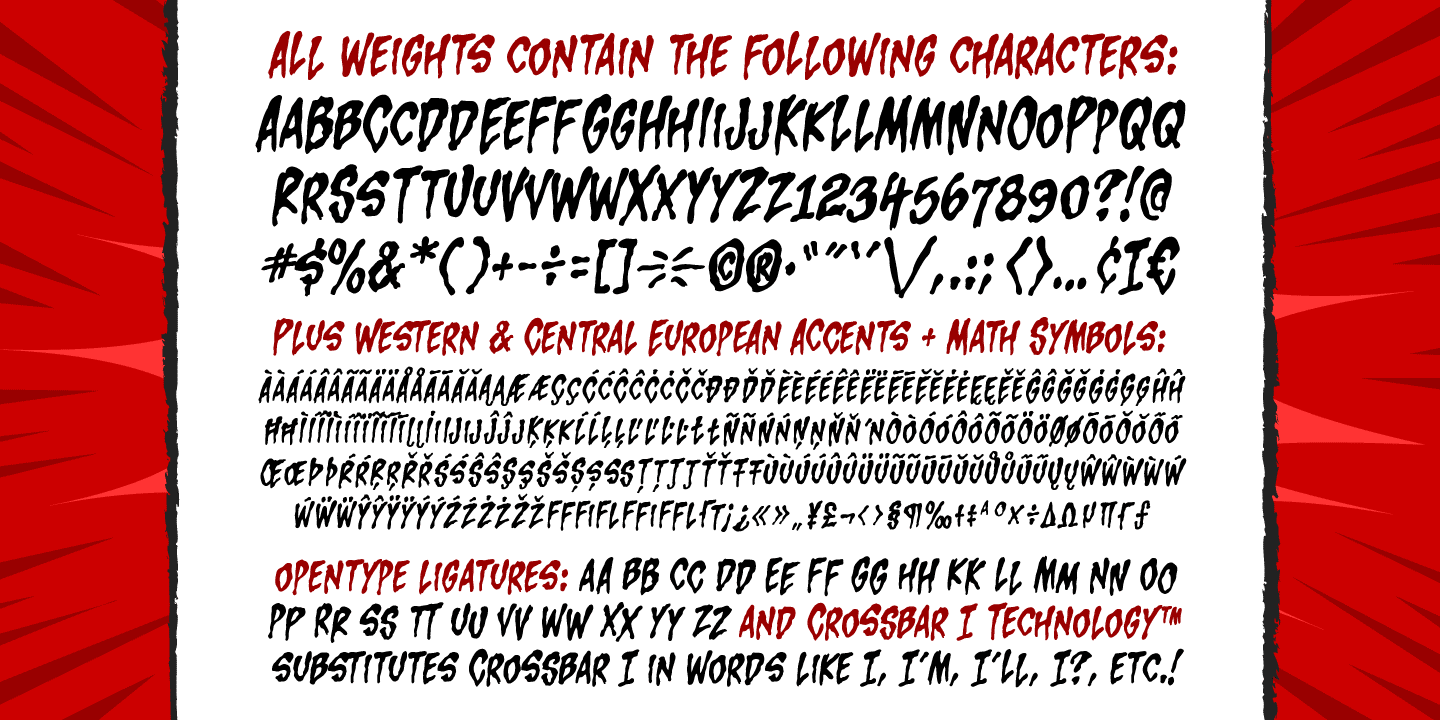 Primal Scream Font Poster #1