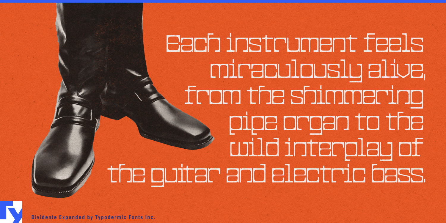 Dividente Font Poster #1