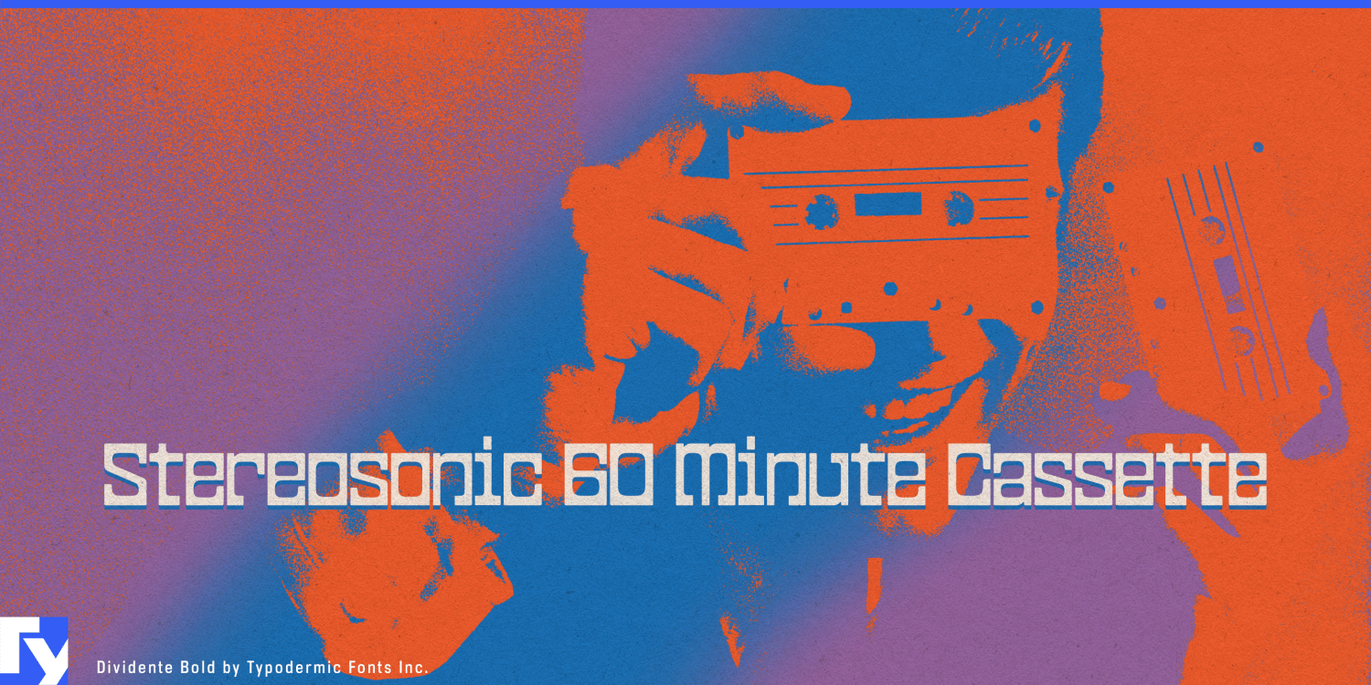 Dividente Font Poster #1
