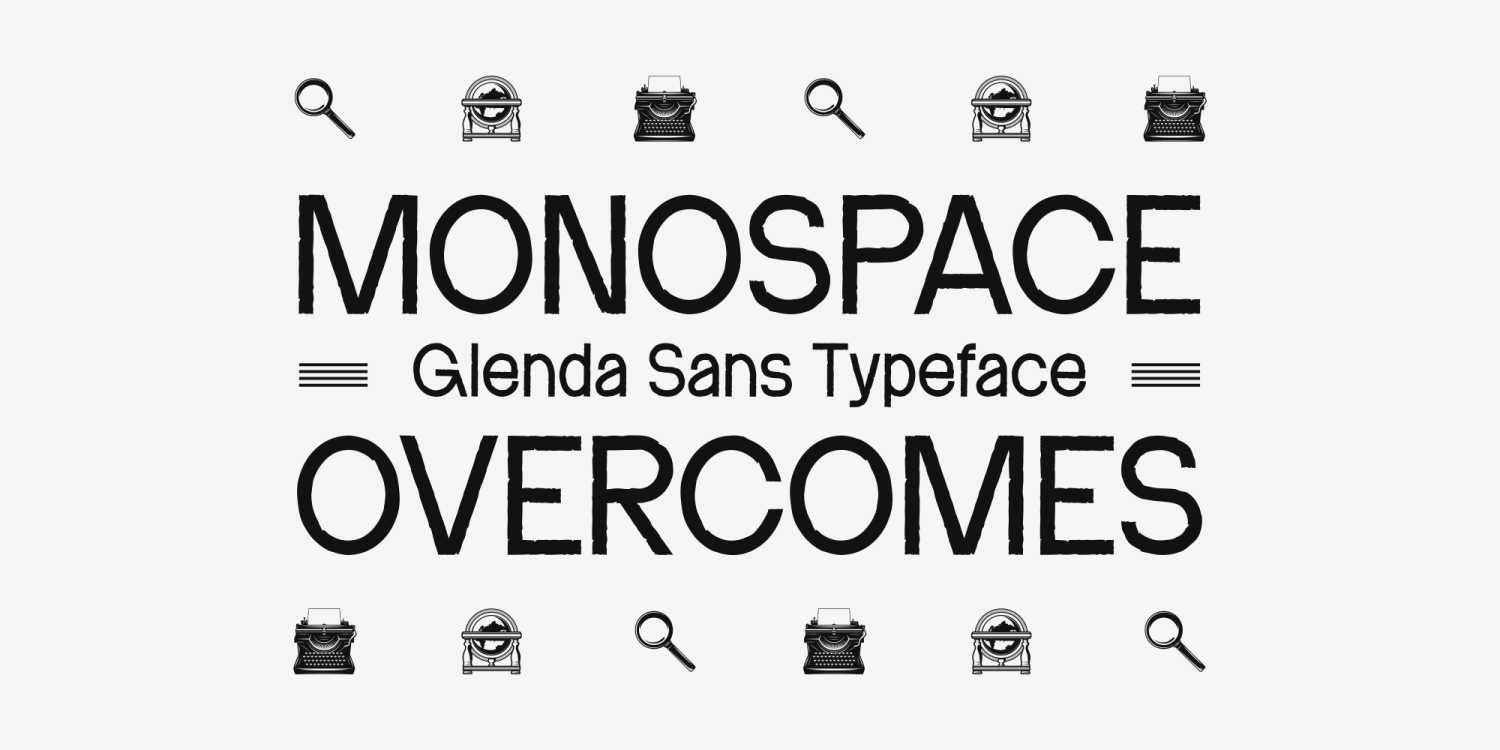 Glenda Sans Font Poster #1