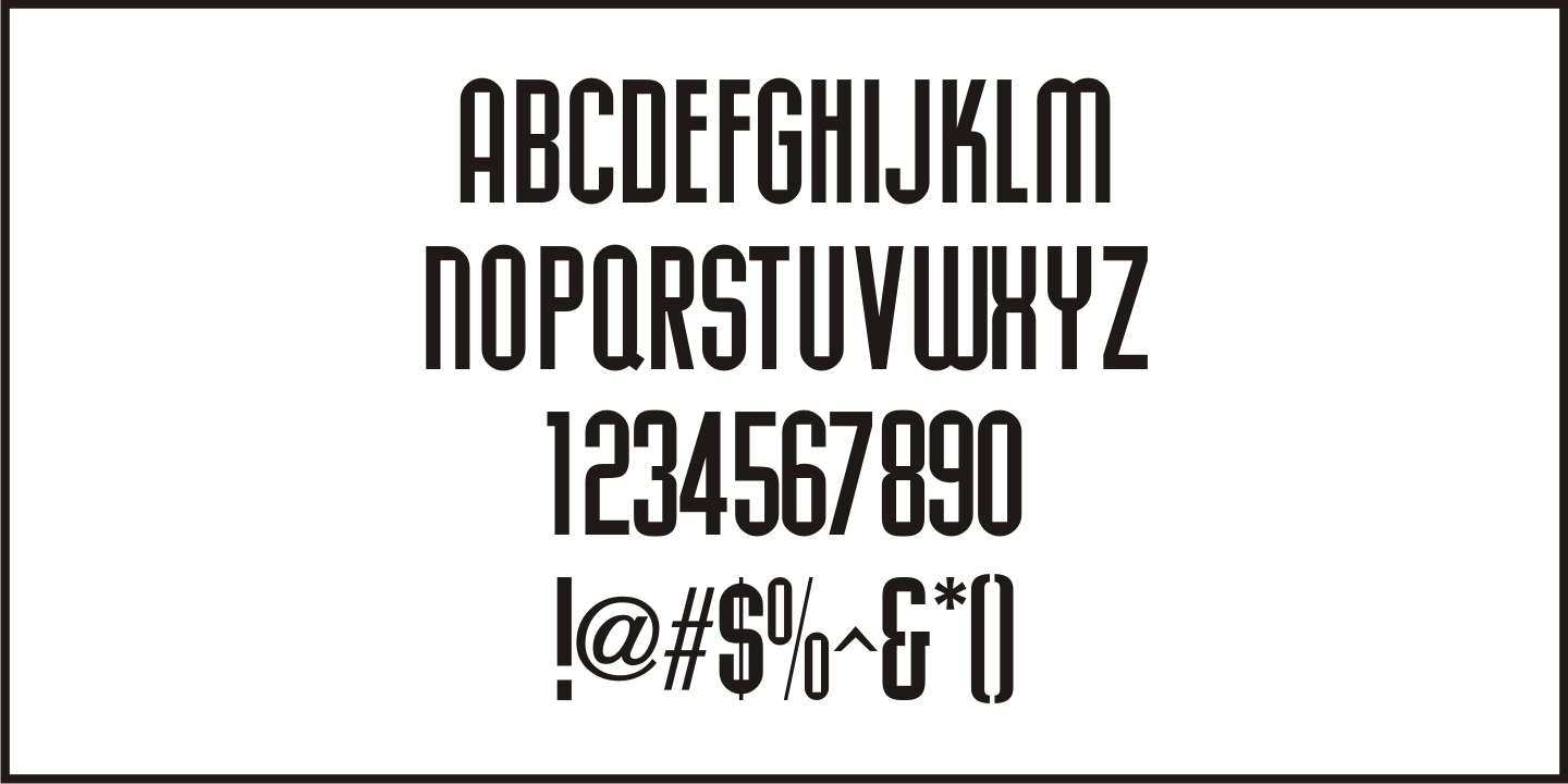 Allerton Font Poster #3
