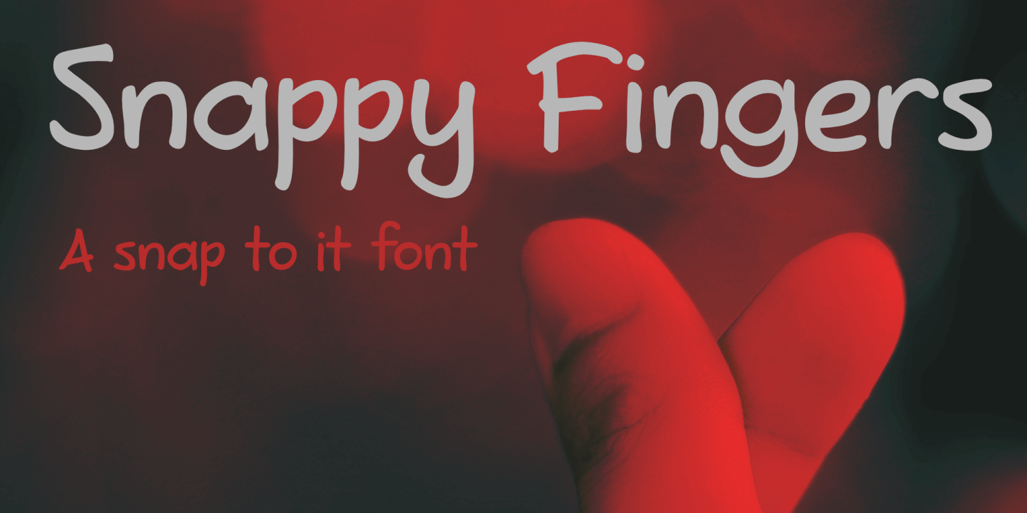 Snappy Fingers Font Poster #1