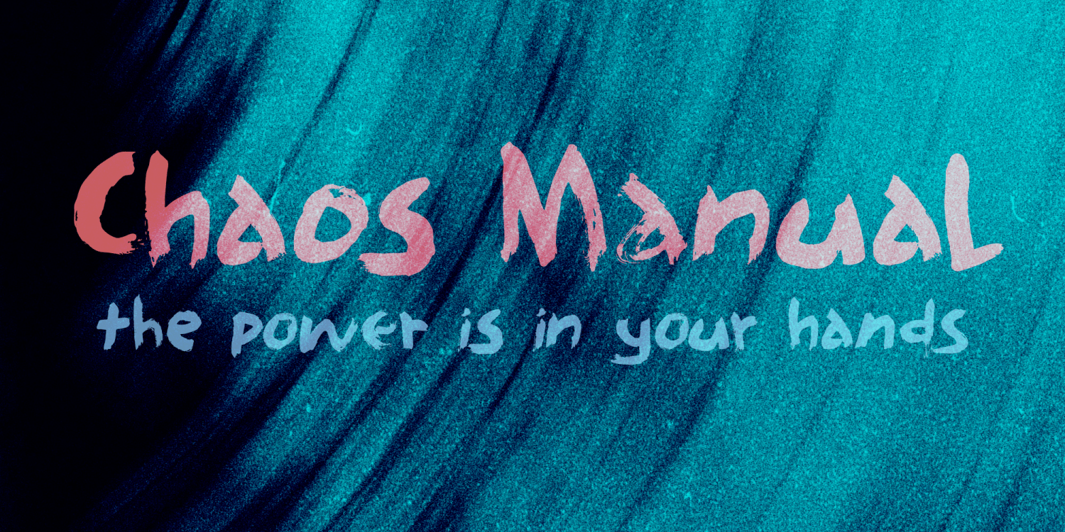 Chaos Manual Poster