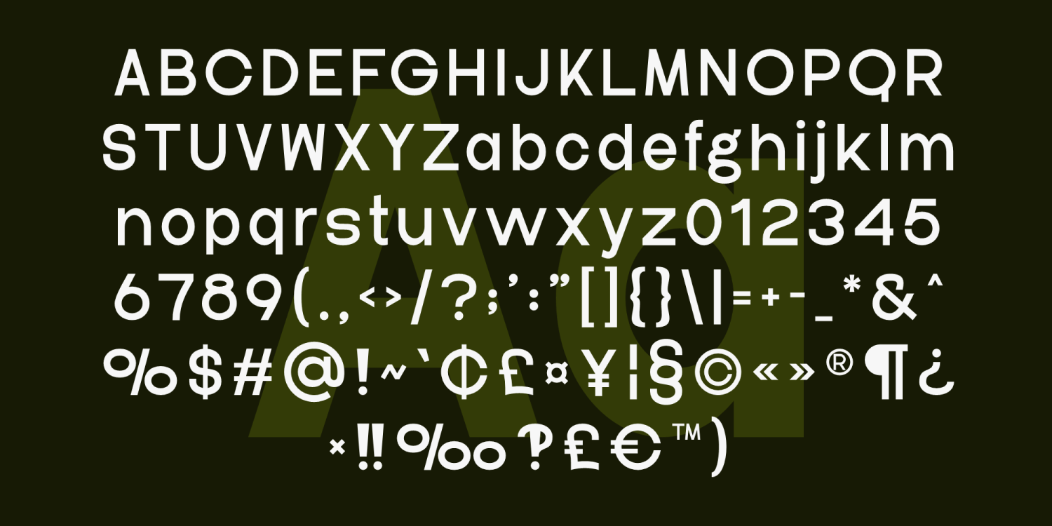 Marva Font Poster #1