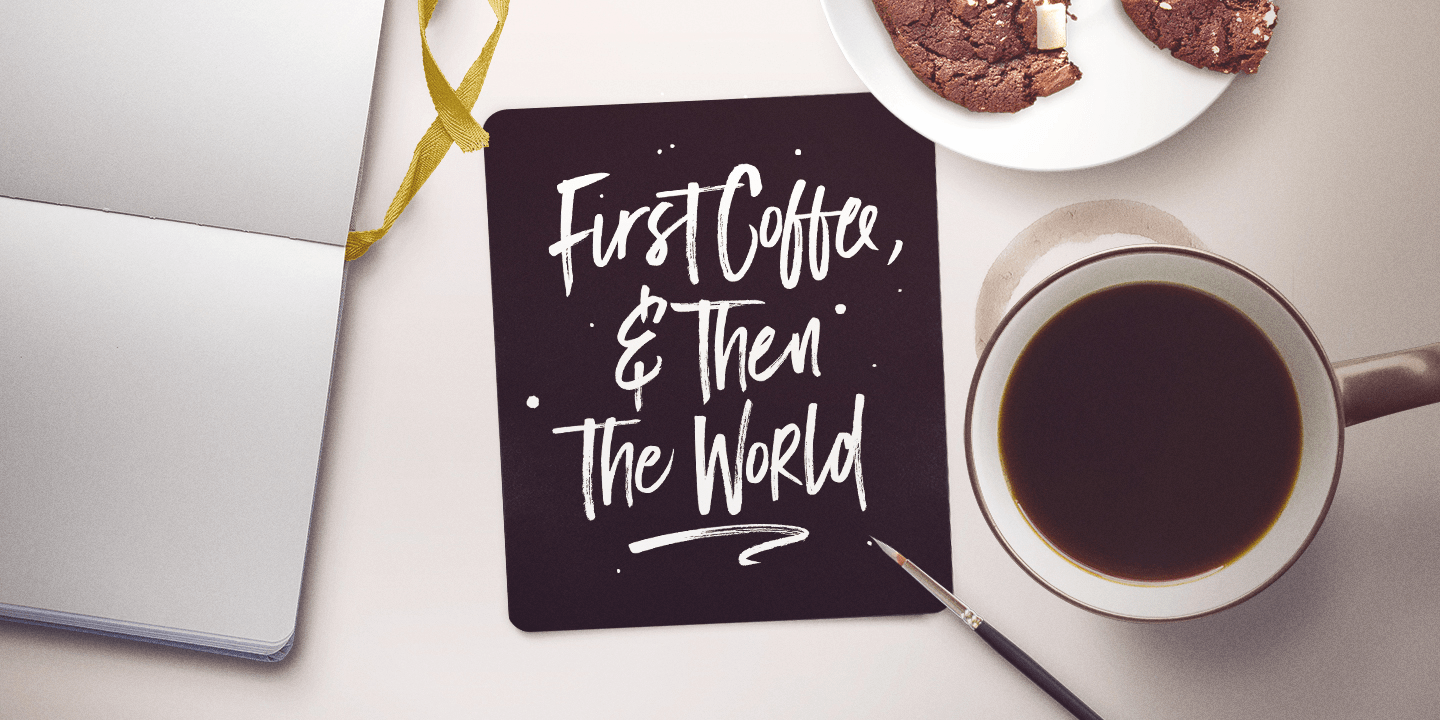Black Diamond Font Poster #1