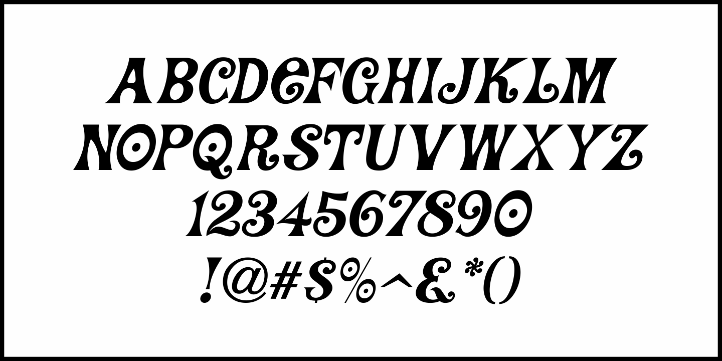 Rock Concert Font Poster #5