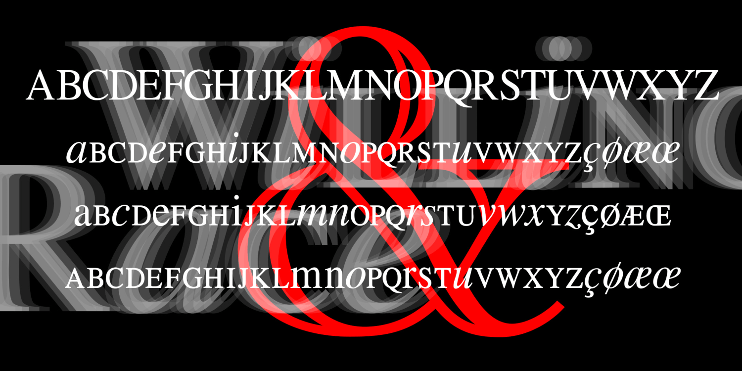 Willing Race Font Poster #2