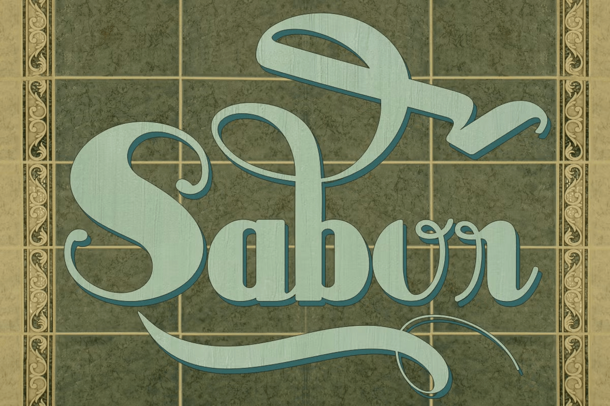 Sabor Font Family Poster