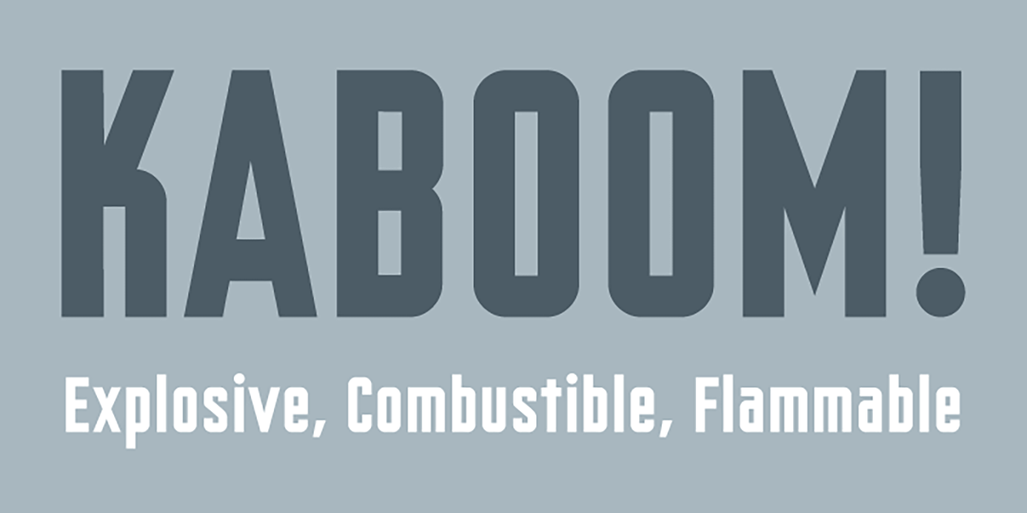 Nicotine Font Poster #1