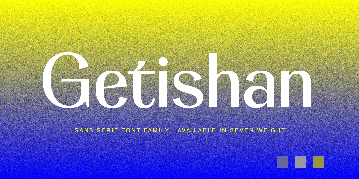 Getishan Font Family