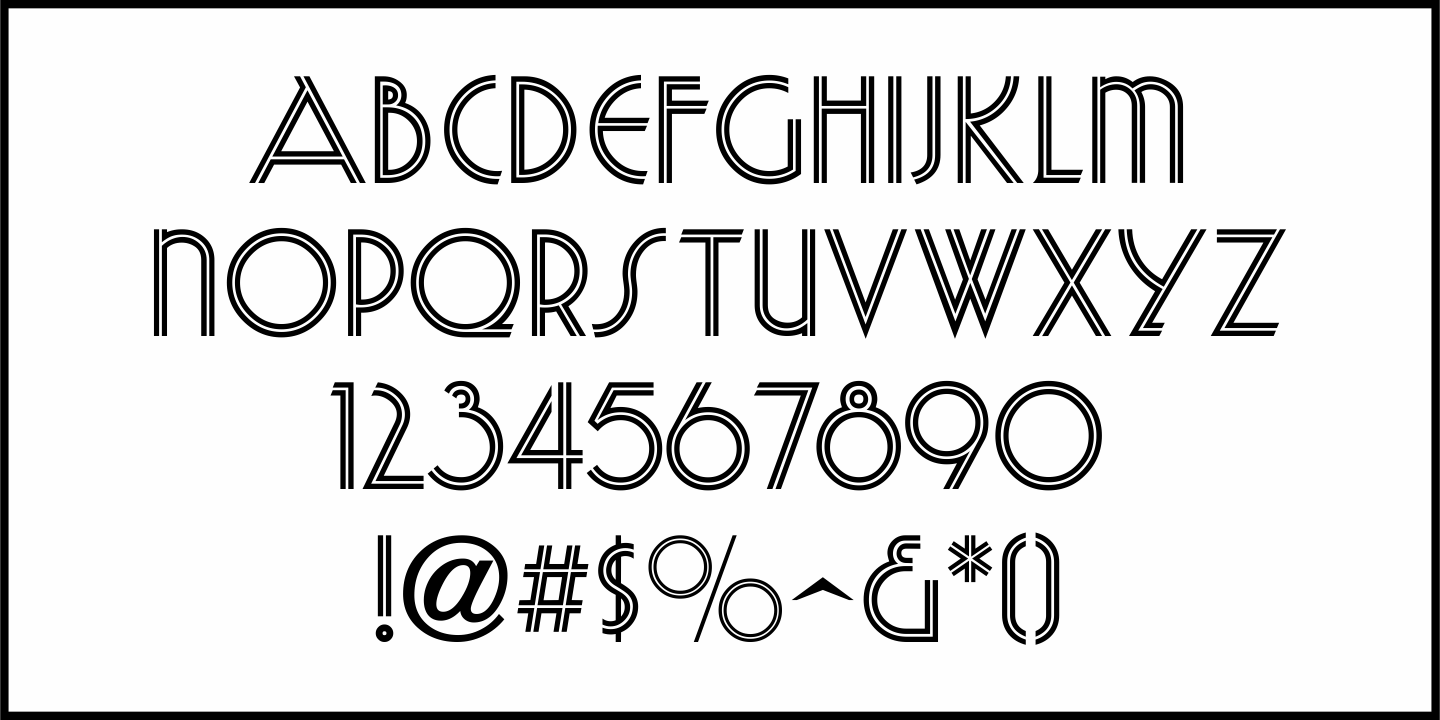 Dinner Date Font Poster #1