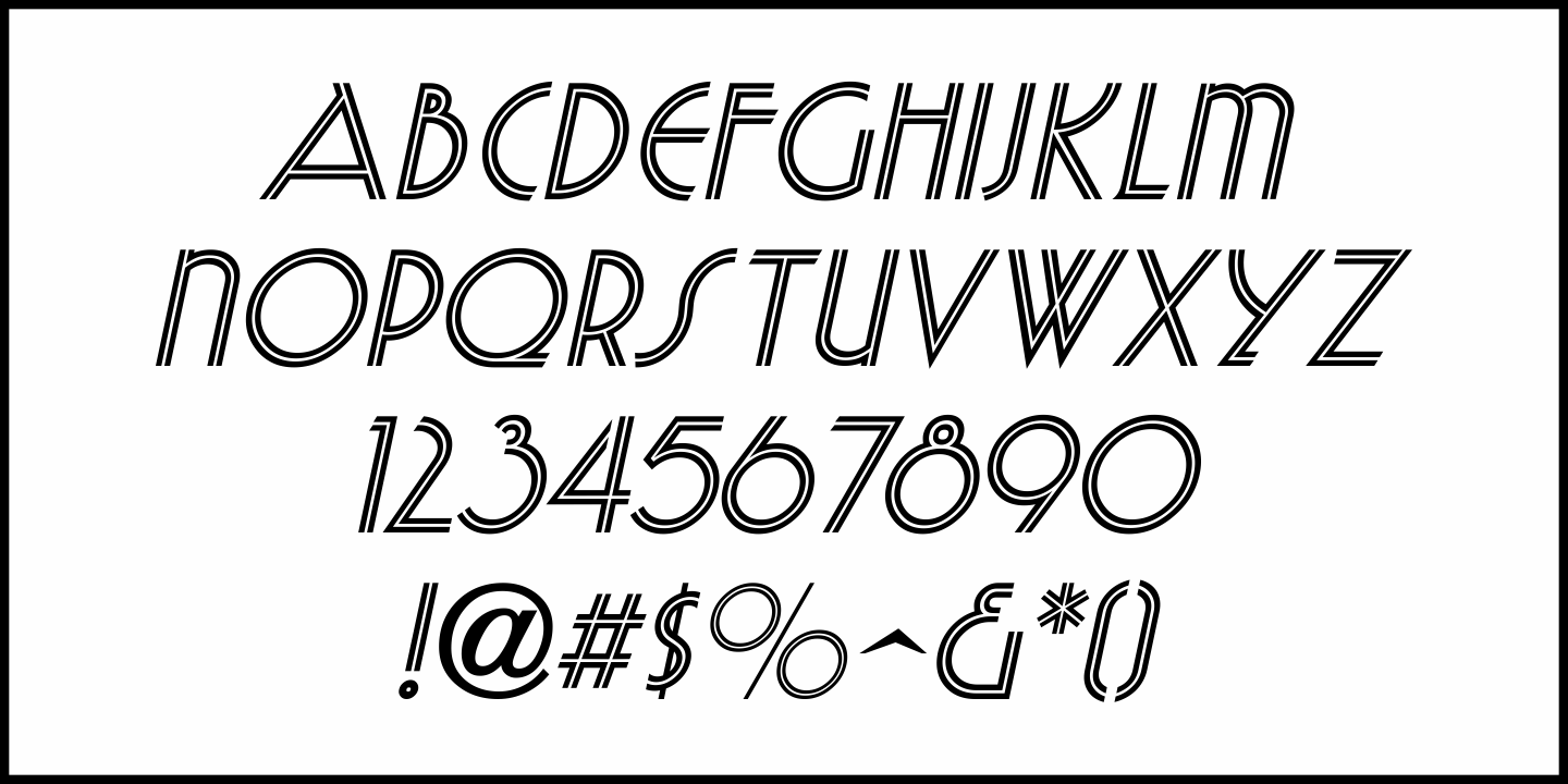 Dinner Date Font Poster #1