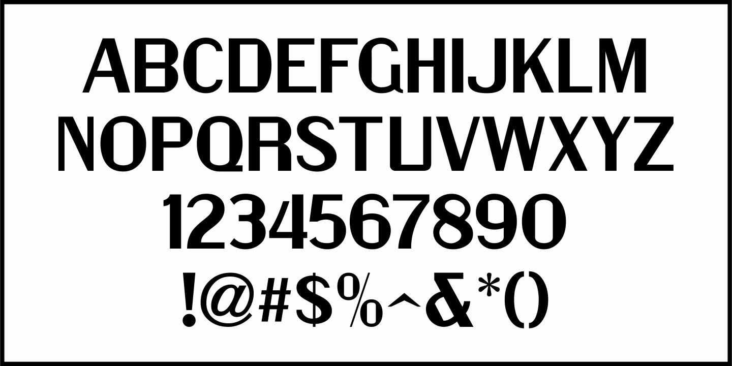 Antique Map Font Poster #1