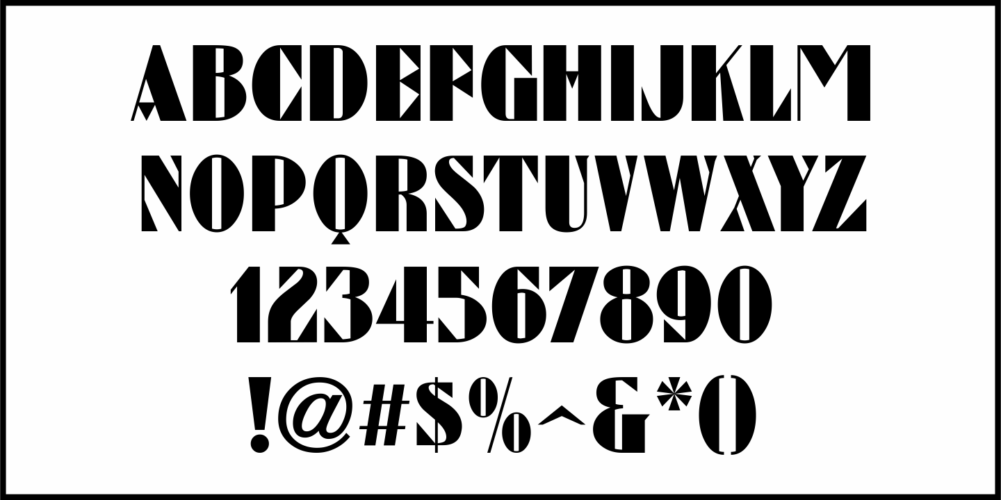 French Display Sans Font Poster #1