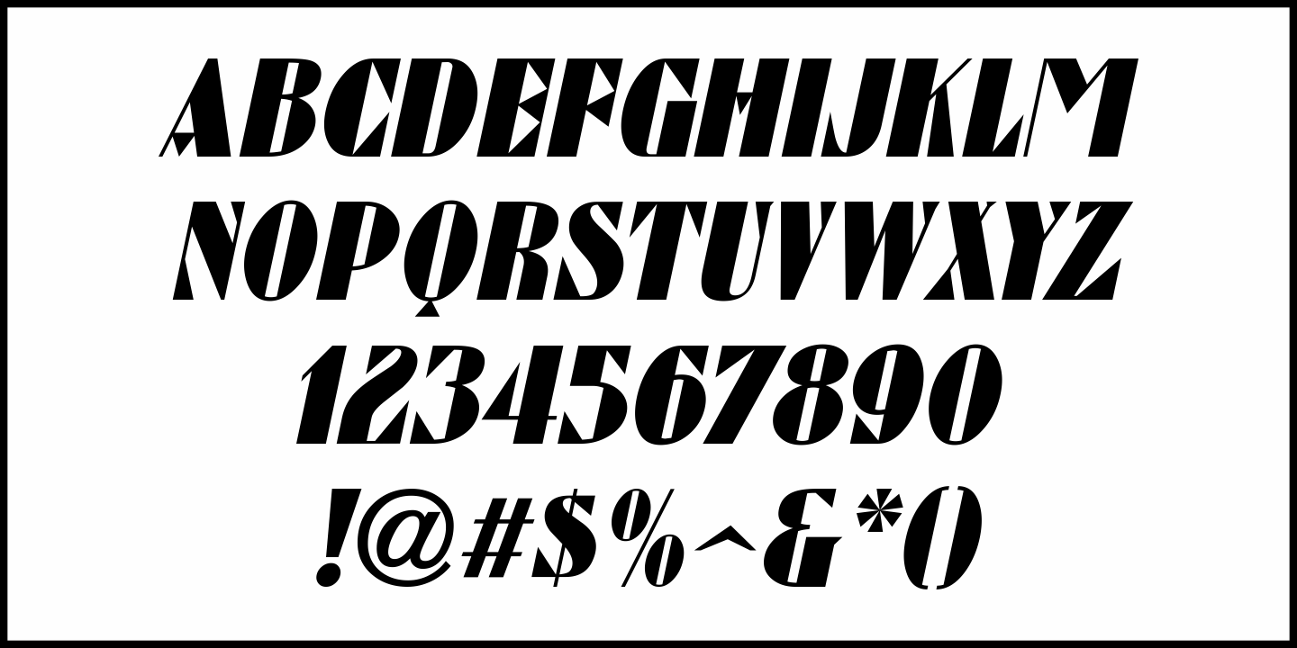 French Display Sans Font Poster #1