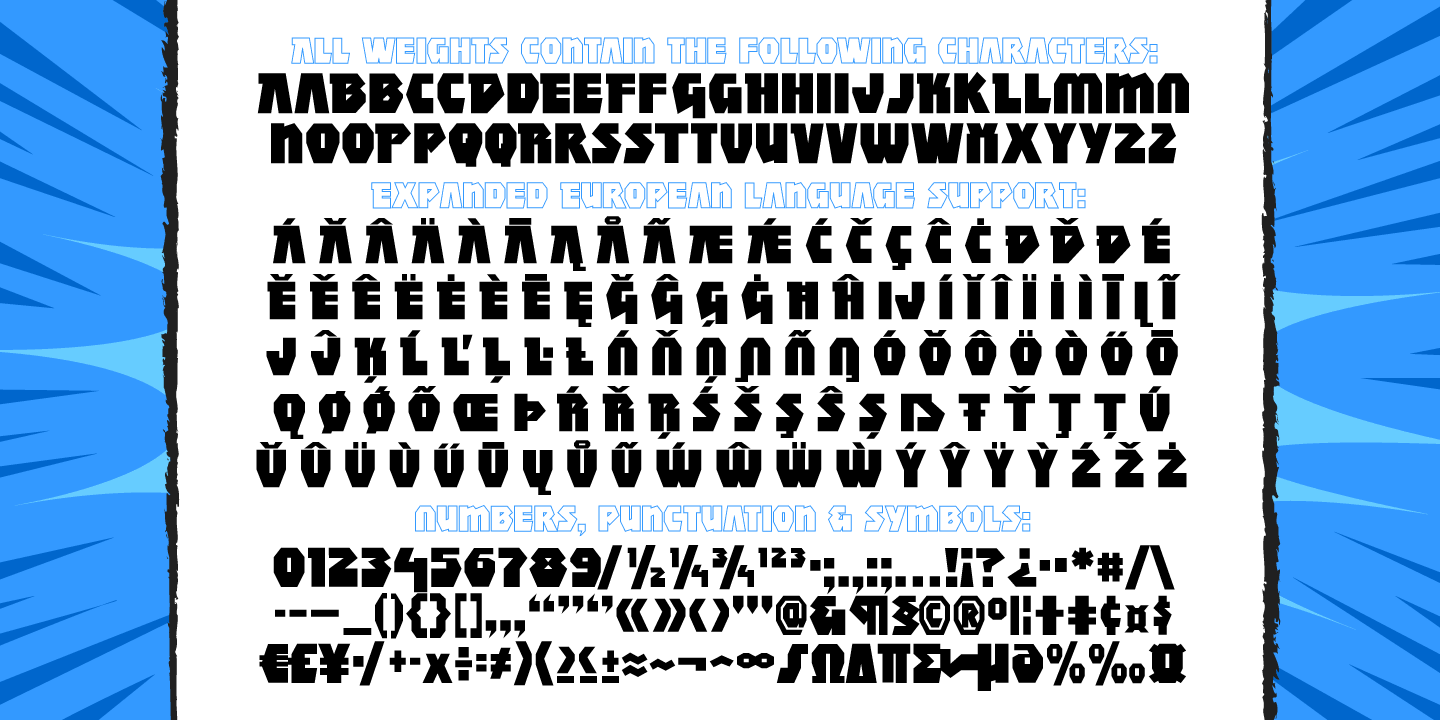 Achtung Baby Font Poster #1