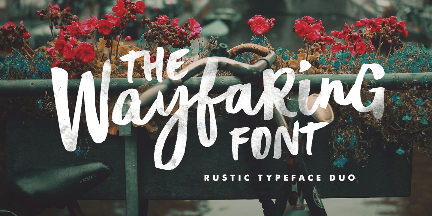 Wayfaring Font Poster