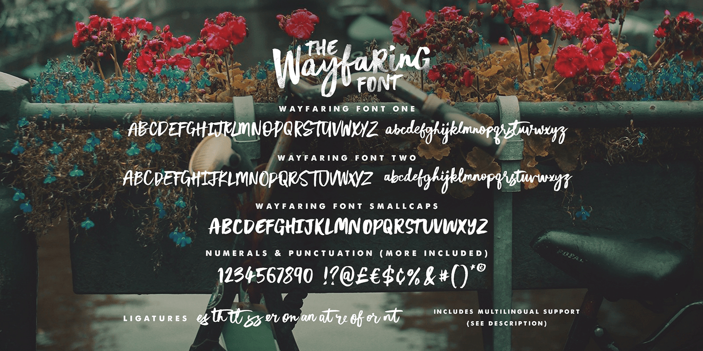 Wayfaring Font Poster #1