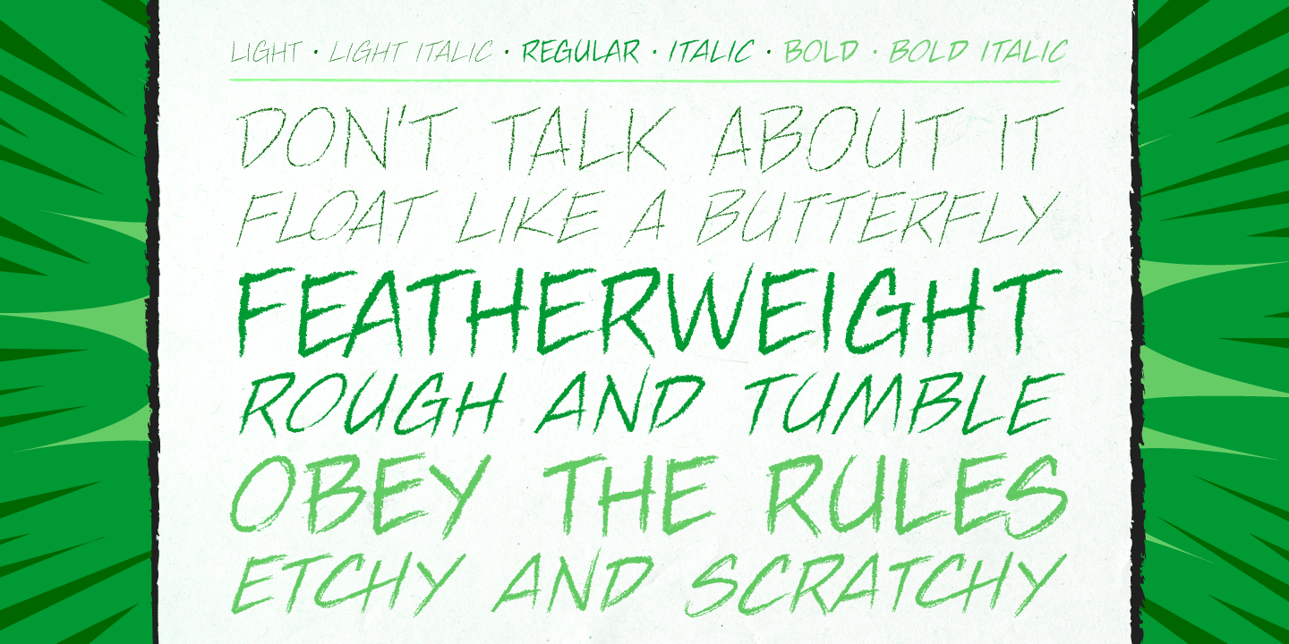 Graphite Club Font Poster #1